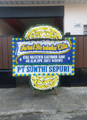 Papan Bunga Duka di Barumun Tengah