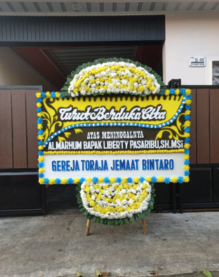 Papan Bunga Duka di Barumun Tengah