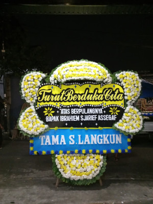 Papan Bunga Duka di Barumun Tengah
